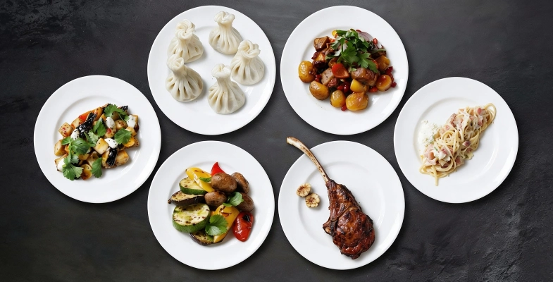 Изображение на блок Основного меню ресторана «Пейзаж» в Санкт-Петербурге