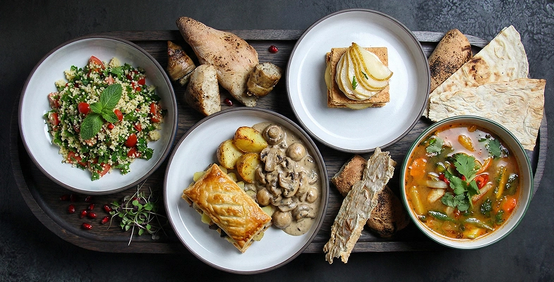 Изображение на блок Постное меню ресторана «Пейзаж» в Санкт-Петербурге